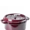 Кокотница чугунная с эмалированным покрытием 3л, диаметр 23см, темно-красный (HPFLG2RED)