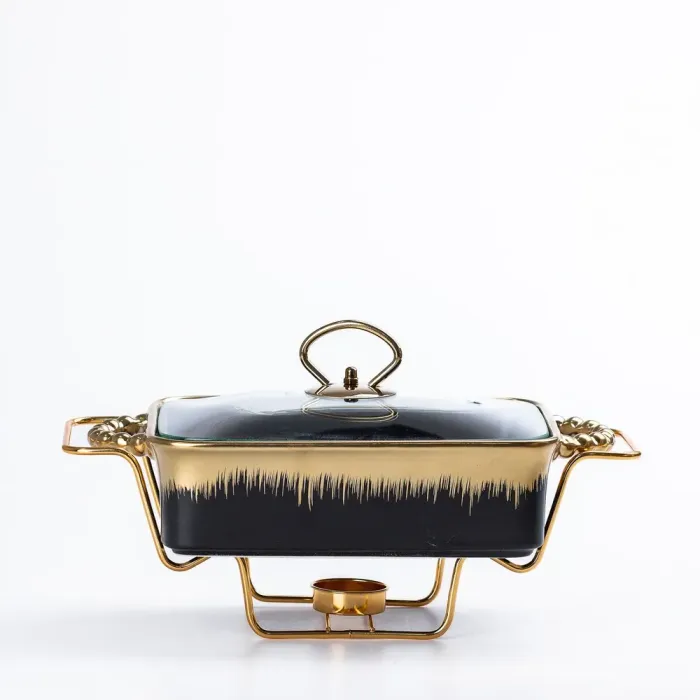 Мармиты керамические прямоугольные 3 шт с крышкой из жаропрочного стекла. - изображение 3