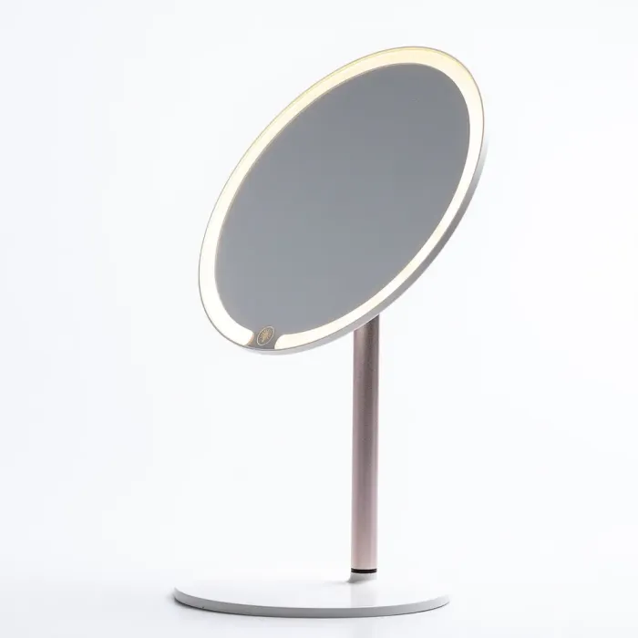 Дзеркало настільне кругле з led підсвіткою для макіяжу (HP072815) - зображення 3