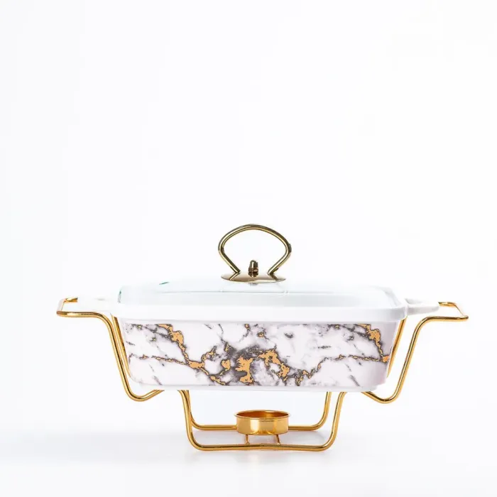 Мармиты керамические прямоугольные 3шт с крышкой из жаропрочного стекла. - изображение 3