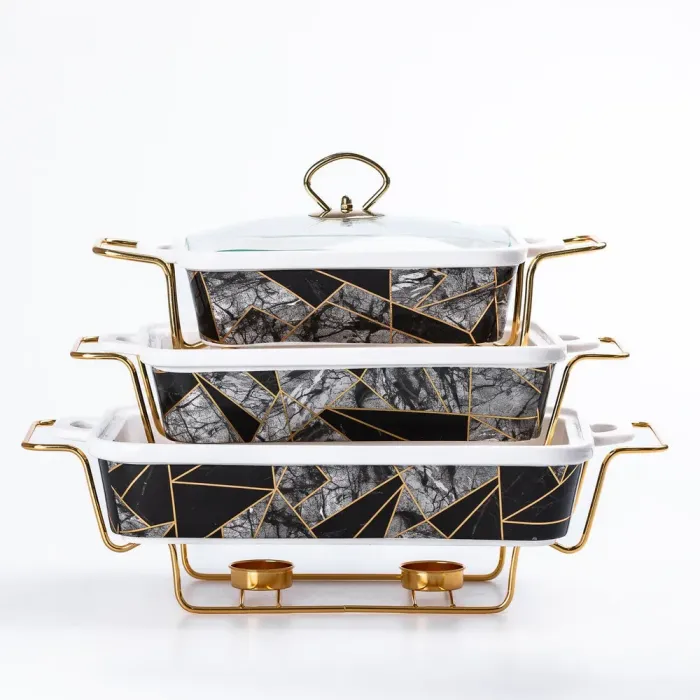 Мармит с подогревом» набор 3 штуки. (HP001ML718) - изображение 1