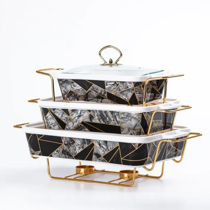 Мармит с подогревом» набор 3 штуки. (HP001ML718) - изображение 2