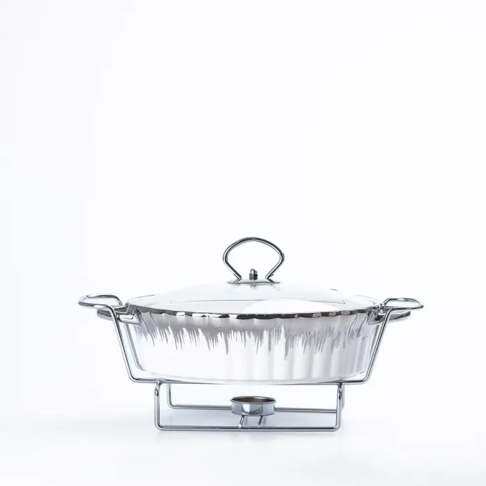 Мармит • набор 3 шт с крышкой • керамический мраммит для вторых блюд (HP001MH739) - изображение 3