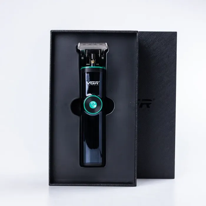 Машинка для стрижки волос аккумуляторная 5Вт LED дисплей триммер (HPV671) - изображение 8