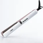 Випрямляч для волосся керамічний з плаваючими пластинами, стайлер для вирівнювання та завивки VGR V-522 (V522W)