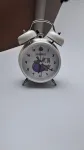 Годинник будильник Clock дитячий, настільний годинник із будильником Білий (HP226W)