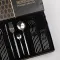 Набір столових приборів із нержавіючої сталі на 6 персон 24 штуки (HP9697)