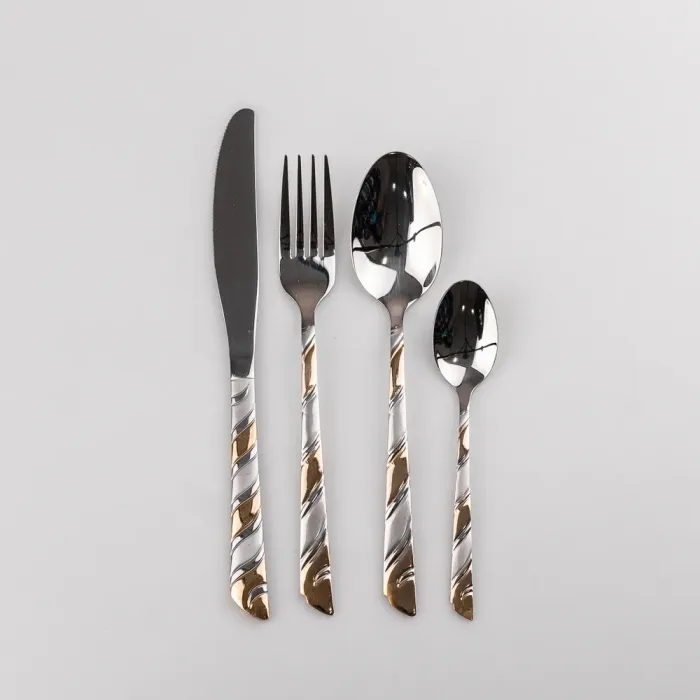 Набор столовых приборов из нержавеющей стали на 6 персон 24 штуки (HP96910) - изображение 2