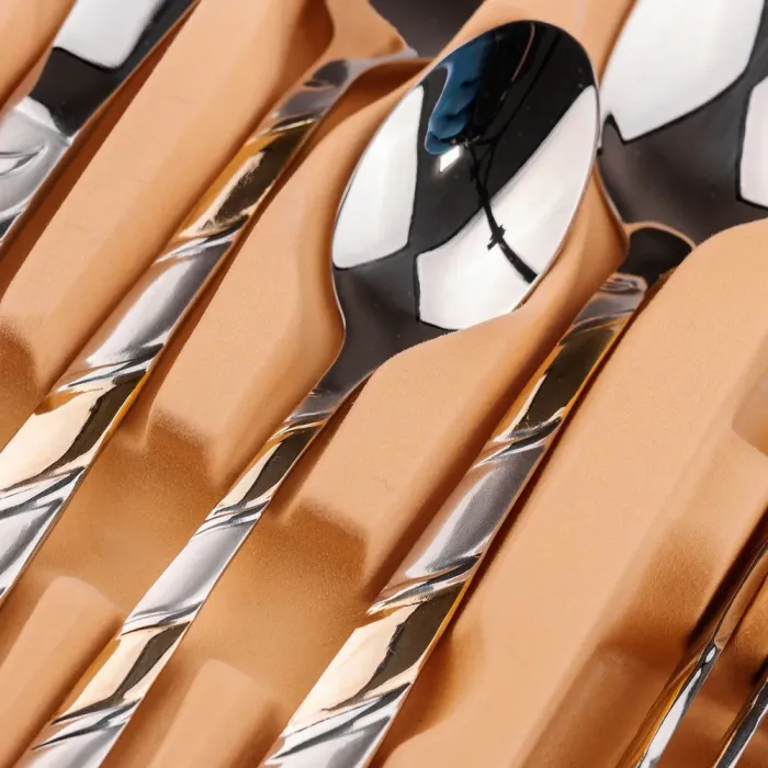 Набор столовых приборов из нержавеющей стали на 6 персон 24 штуки (HP96910) - изображение 4