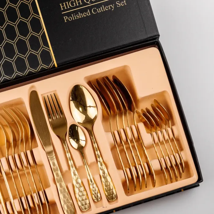 Набор столовых приборов из нержавеющей стали на 6 персон 24 штуки (HP96911) - изображение 3