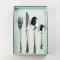 Набір столових приборів із нержавіючої сталі на 6 персон 24 штуки Сріблястий (HP96914)