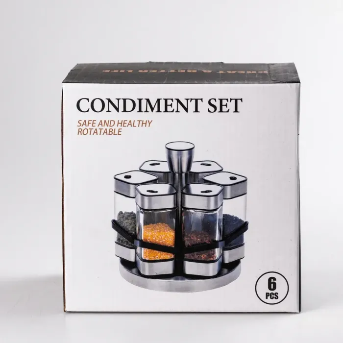 Набор для специй на подставке 6 предметов по 120 мл (HP531T1025HJ) - изображение 3