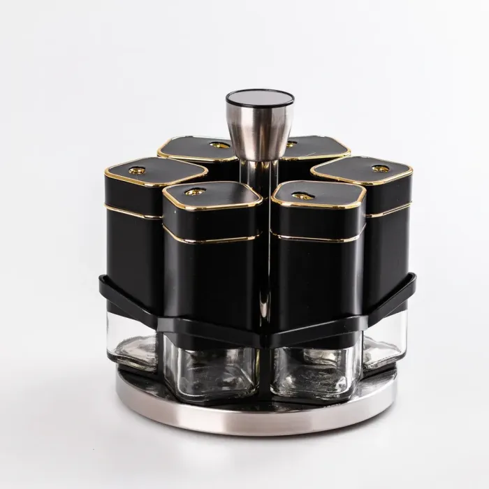 Набор для специй на подставке 6 предметов по 120 мл (HP531T1025HJ) - изображение 1