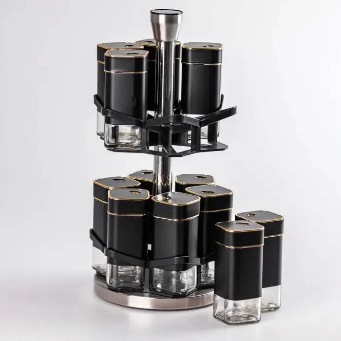 Набор для специй на подставке 12 предметов по 120 мл (HP531T1026HJ) - изображение 2