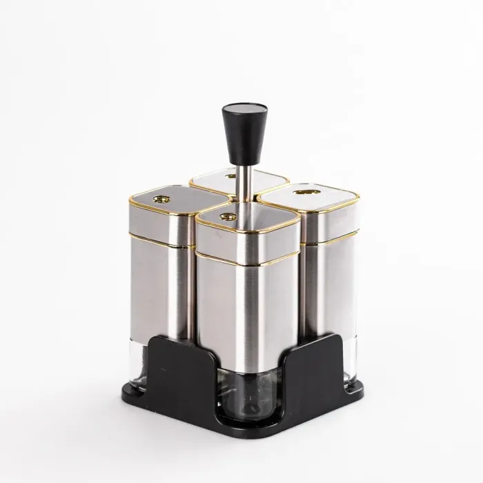 Набор для специй на подставке 4 предмета по 120 мл (HP531T1008J) - изображение 1