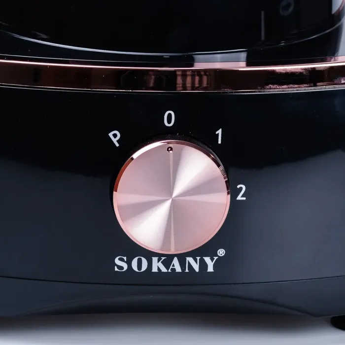 Кухонний комбайн 7в1 1000 Вт міксер кавомолка м'ясорубка і слайсер Sokany (SK7040) - зображення 10