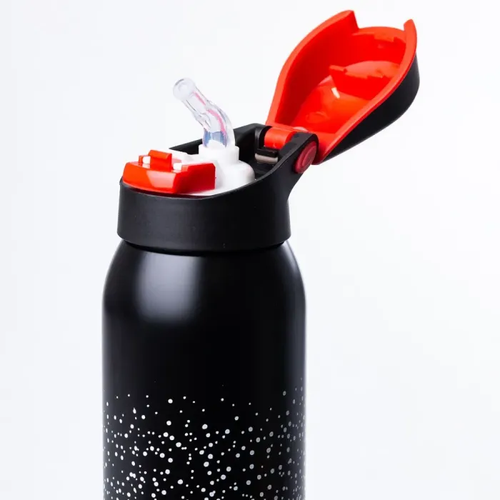 Термос металлический с поилкой 500 мл термокружка из нержавеющей стали до 12 часов. - изображение 2