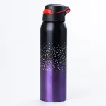 Термос металевий з поїлкою 500 мл термокухоль із нержавіючої сталі до 12 годин Фіолетовий (HP145V)