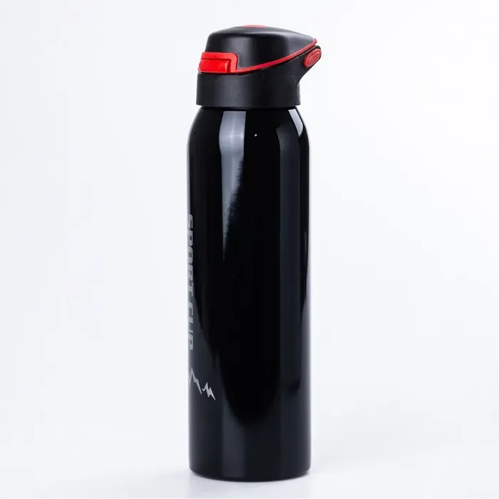 Термос металлический с поилкой 500 мл термокружка из нержавеющей стали до 12 часов. - изображение 1