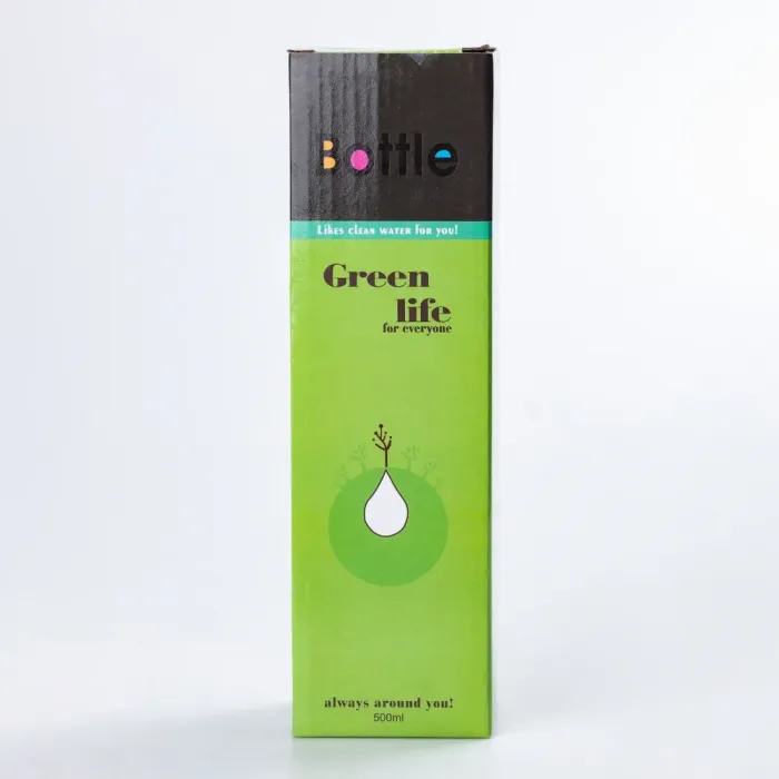 Термос металлический с поилкой 500 мл термокружка из нержавеющей стали до 12 часов (HP145BL) - изображение 3