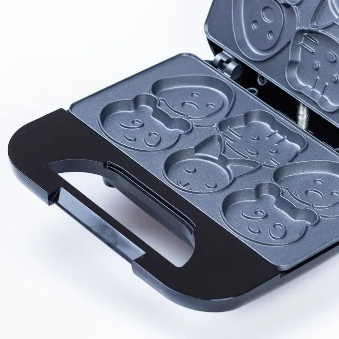 Мультипекар електричний 750 Вт вафельна сендвіч машина з антипригарним покриттям вафельна сендвіч машина (SK08005) - зображення 4