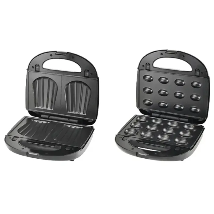 Бутербродниця електрична сендвічниця мультипекар 6 в 1 750 Вт та антипригарне покриття Sokany SK-B908 (SKB908BST) - зображення 3