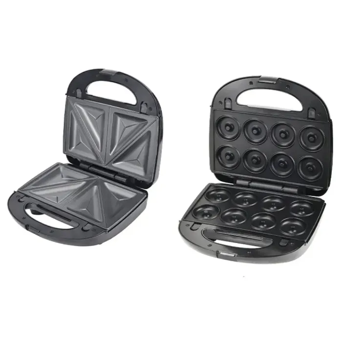 Бутербродниця електрична сендвічниця мультипекар 6 в 1 750 Вт та антипригарне покриття Sokany SK-B908 (SKB908BST) - зображення 4