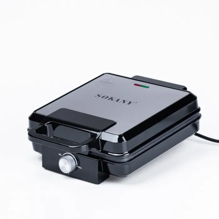 Вафельница электрическая 1500 Вт двухсторонний нагрев антипригарное покрытие Sokany (SK08031) - изображение 5
