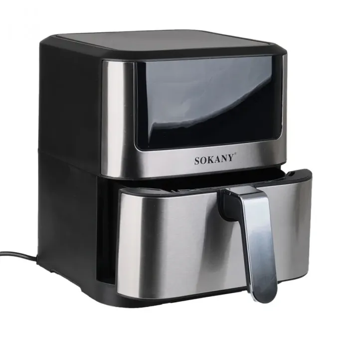 Аерофритюрниця електрична аерогриль 7 л 1800 Вт температура до 200 С та таймер SOKANY SK-ZG-8040 (SKZG8040BSL) - зображення 9