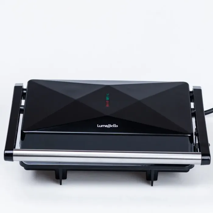 Электрогриль контактный сэндвичница 850 Вт двухсторонний нагрев антипригарное покрытие. - изображение 4