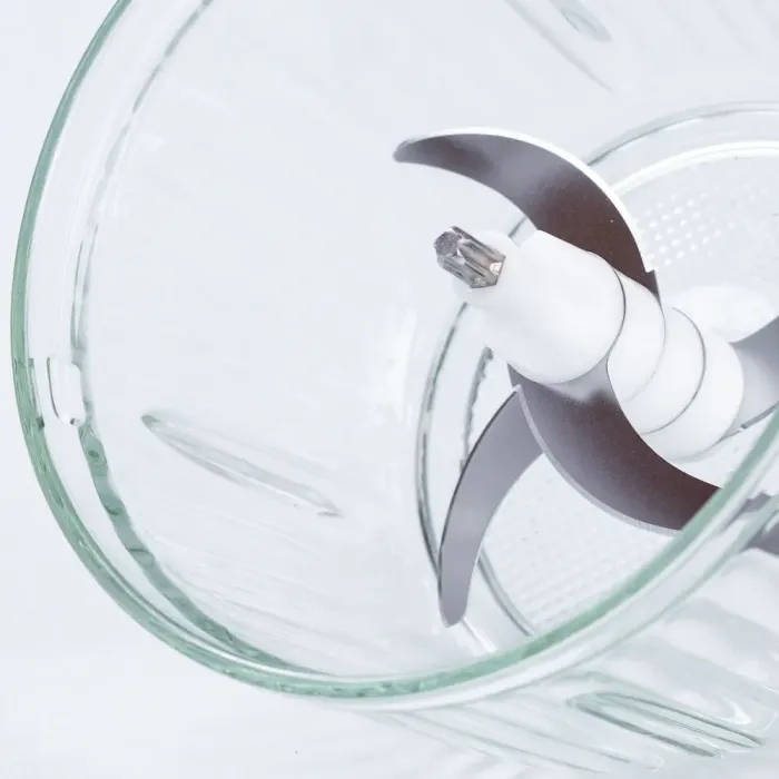 Блендер чоппер измельчитель 750 Вт 2.5 л мясорубка на 2 лезвия и 2 режима скорости Sokany (SKYM7036) - изображение 4