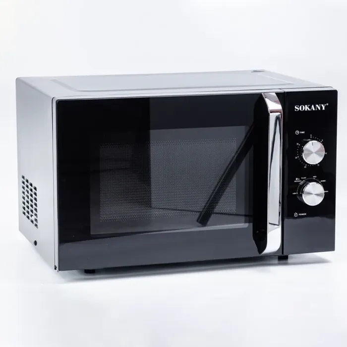 Мікрохвильова піч електрична настільна Sokany 1400 Вт 30 л з таймером для дому (SK438) - зображення 2