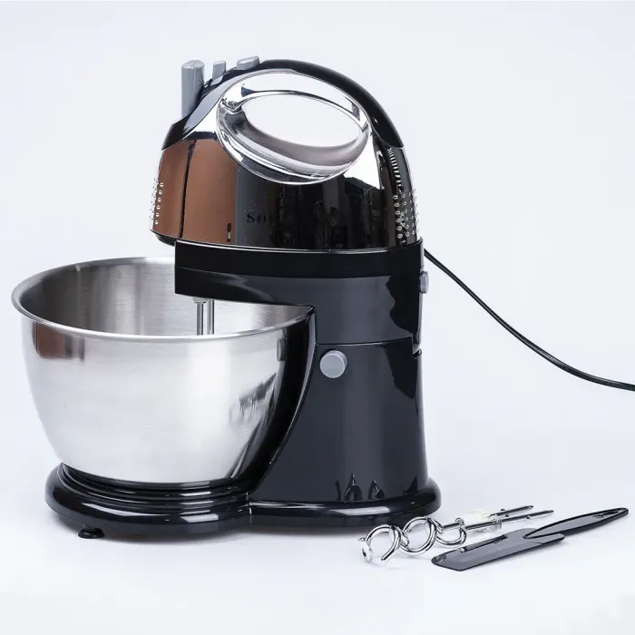 Миксер стационарный с чашей из нержавейки 5 режимов скорости 800 Вт 4 л. (KF906CS) - изображение 2