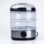 Пароварка скороварка 3 яруси 11 л 650 Вт багатофункціональна пароварка (SK07018)