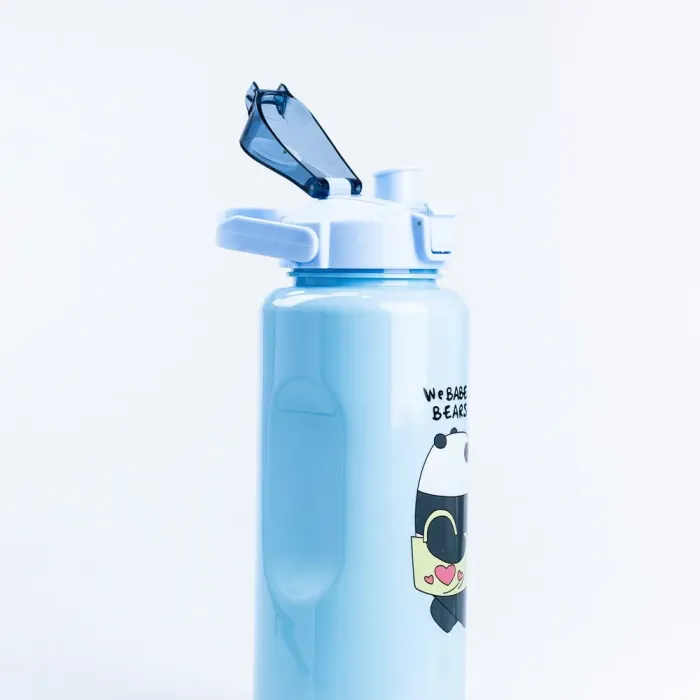 Бутылка для воды Панда набор 3в1 с дозатором 0.3л 0.9л 2л (HPZSB120014BL) - изображение 3
