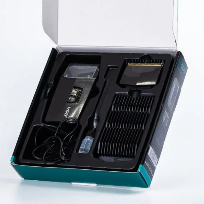 Шейвер триммер для бороди та вусів професійний бездротовий з 4 насадками. (HPV086) - зображення 5