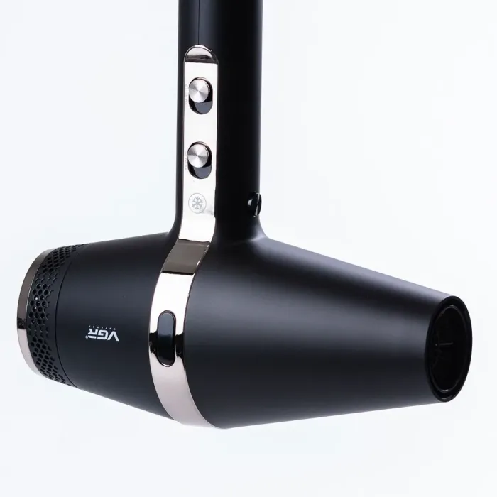 Фен для волосся професійний з концентратором 2000 Вт іонізація 2 режими роботи VGR V-451 (HPV451) - зображення 2