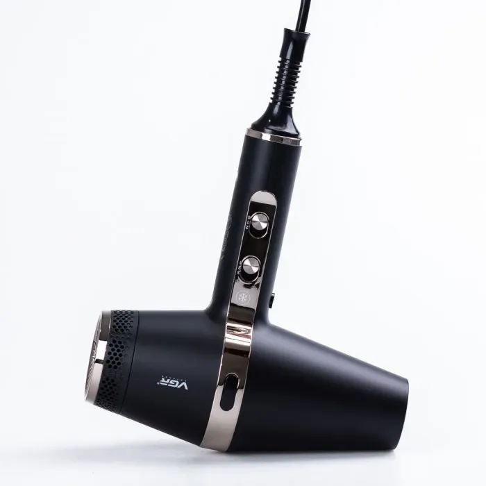 Фен для волосся професійний з концентратором 2000 Вт іонізація 2 режими роботи VGR V-451 (HPV451) - зображення 3