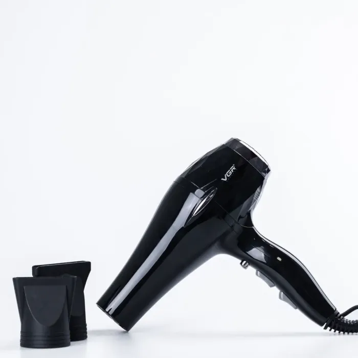 Фен для волосся професійний з концентратором 2200 Вт іонізація та 2 режими роботи VGR V-413 (HPV413) - зображення 2