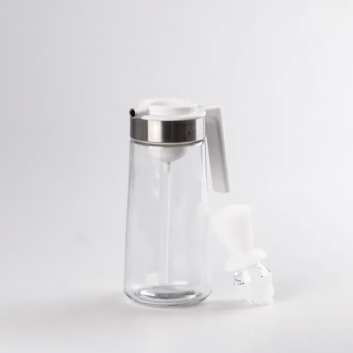 Бутылка стеклянная 2 в 1 с пробкой и силиконовой кисточкой 320 мл (HP531ZMJ25) - изображение 3