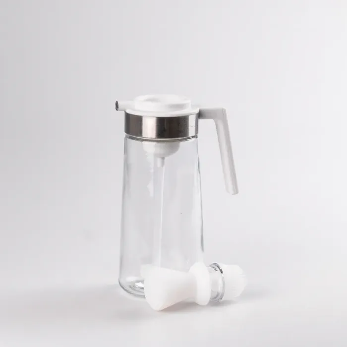 Бутылка стеклянная 2 в 1 с пробкой и силиконовой кисточкой 320 мл (HP531ZMJ25) - изображение 2