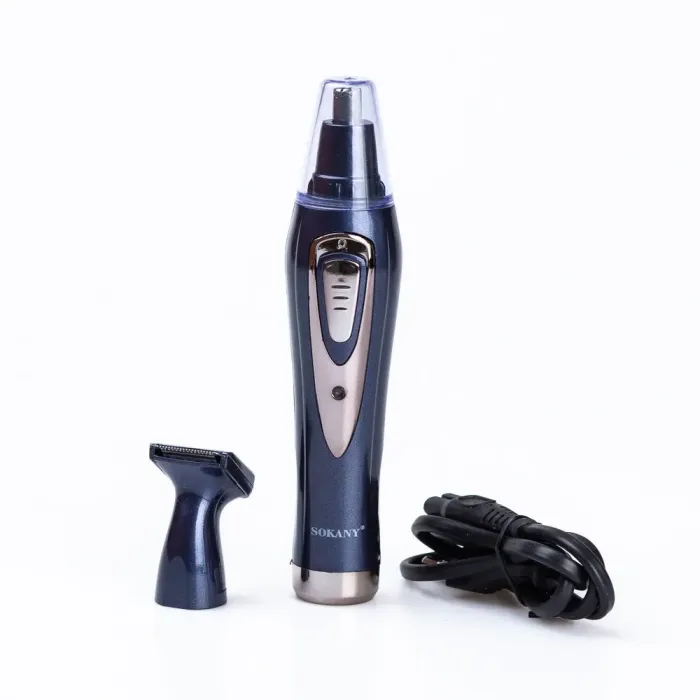 Тример для носа вух і брів 2 в 1 акумуляторний з насадками Sokany (SK315) - зображення 6
