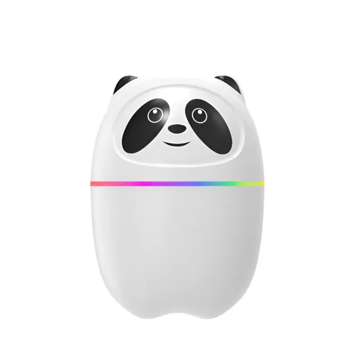 Увлажнитель воздуха для дома портативный 220 мл в виде мышки с подсветкой Белый - изображение 1