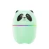 Зволожувач повітря для дому портативний 220 мл у вигляді ведмедика з підсвічуванням Зелений (HPBH15054GR)