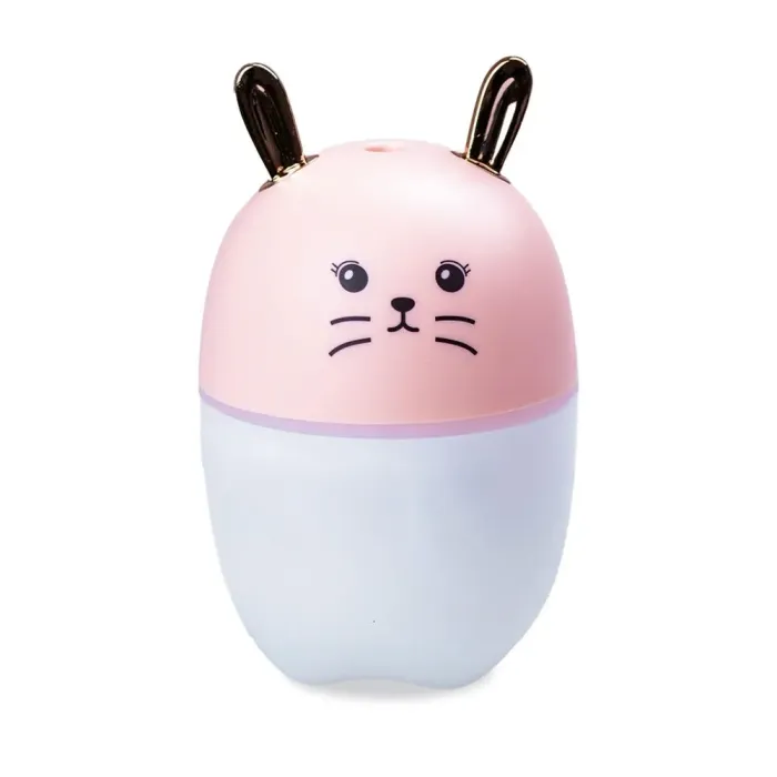 Зволожувач повітря для дому дитячий портативний USB 220 мл ароматичний дифузор з підсвічуванням Рожевий (HPBH17200P) - зображення 1