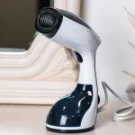 Відпарювач ручний вертикальний 1300 Вт парогенератор для одягу та штор із щіткою SOKANY SK-3072 (SK3072BL)