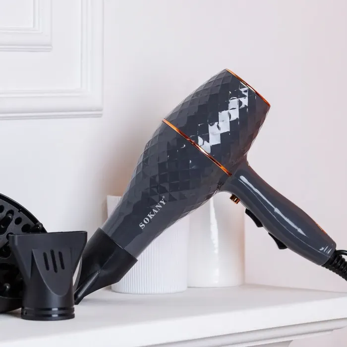 Фен для волосся з концентратором і дифузором професійний 3000 Вт Sokany SK-2224 (SK2224) - зображення 1