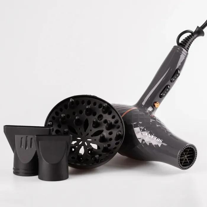 Фен для волосся з концентратором і дифузором професійний 3000 Вт Sokany SK-2224 (SK2224) - зображення 3