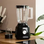 Блендер портативний 2 в 1 з чашею 1,5 л і 3 режими швидкості 500 Вт Sokany SK-168 (SK168B)