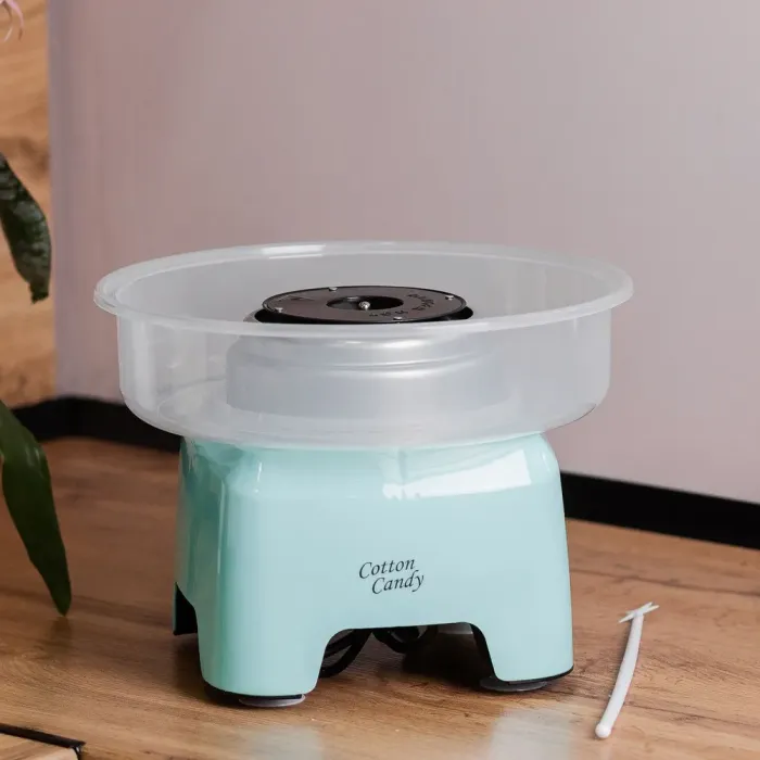 Аппарат для солодкої вати 500 Вт машинка для сахарної вати для дому блакитний (SK520M) - зображення 1